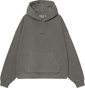 Carhartt Work in Progress Hooded Benton Sweatshirt - Dames - Hoodies - Grijs - M - Katoen - Hoodies & sweatvesten