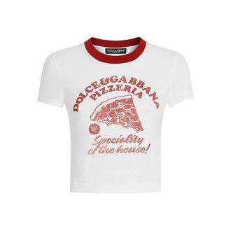 Dolce & Gabbana Graphic-print Cotton T-shirt