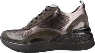 Stonefly Stonefly - Elettra 8 Snake Embossed Lt - Dames - Schoenen - Grijs - Maat: 37 EU