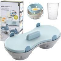 OEM Cocedor De Huevos Para Microondas Con Taza Medidora, Para Cocer Huevos Al Vapor, Apto Para Lavavajillas, Peque&ntilde;o Utensilio De Cocina Para Huevos Duros