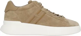 Hogan Brown H580 Suede Sneakers