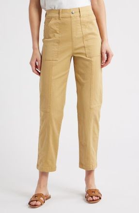 Hue Stretch Twill Utility Pants in Kelp at Nordstrom, Size X-Large