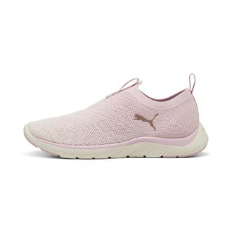 Puma Slip-On Sneaker PUMA SOFTRIDE REMI SLIP-ON KNIT WNS, Damen, Gr. 37,5, rosa (rose mauve, warm wei&szlig;, rose gold), Textil, Schuhe Slip-On Sneaker, mit SOF