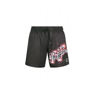 Philipp Plein Heren, Badkleding, Zwart, Maat: XL Poliester