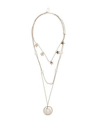 ネックレス・ペンダント KARL LAGERFELD K/MONOGRAM DIP DOUBLE NECKLACE Karl Lagerfeld K/MONOGRAM DIP DOUBLE NECKLACE da 83,00