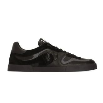 Dolce & Gabbana Heren, Schoenen, Zwart, Maat: 44 EU Leer