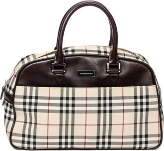 Burberry Borsa a mano Boston piccola - Toni neutri