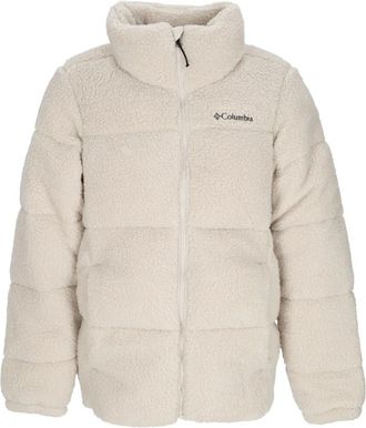 Columbia Bear Puffect Sherpa Jas Donker Steen - Heren - Winterjassen - Beige - L - Polyester - Jassen
