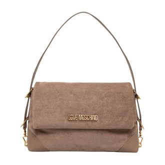 Love Moschino Dames, Tassen, Beige, Maat: ONE Size Leer