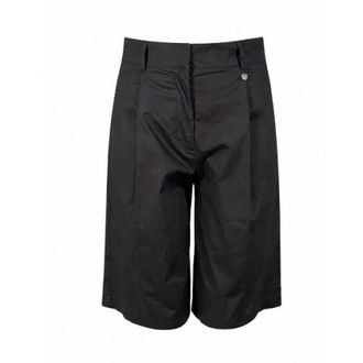 Liu Jo Long Shorts - female - Liu Jo - Bermudas - Black - XS - Shorts