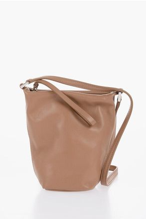Jil Sander Leather Mini Shoulder Bag TAKE AWAY With Zip Closure size Unica