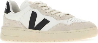 Veja Womens Multicolor Leather And Suede V-90 Sneakers Eaglecashew
