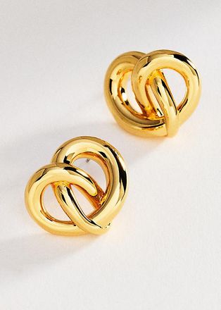 Lelet NY Glossy Knot Stud Earrings