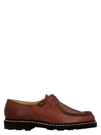 Paraboot Brown Leather Dress Shoes