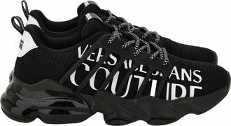 Versace Sneakers - Heren - Sneakers - Zwart - 40 EU - Leer - Schoenen