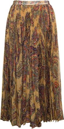 Etro Maxi Rok - Dames - Maxi Rokken - Veelkleurig - 2XS - Polyester - Rokken