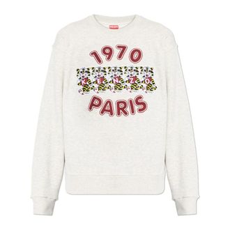 Kenzo Heren, Sweatshirts & Hoodies, Grijs, Maat: S Katoen