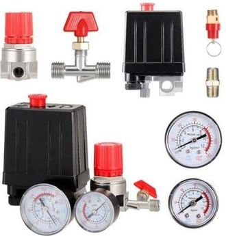 OEM Interruptor De Presi&oacute;n Para Compresor De Aire De 220 V, Regulador De Presi&oacute;n, Man&oacute;metros