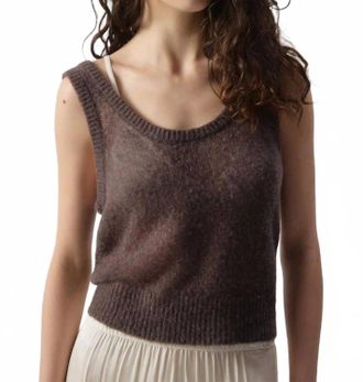 American Vintage Bodyrow Tank Top In Brown