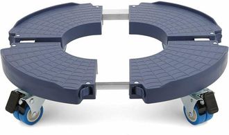 OEM Soporte Para Plantas Con Ruedas, Rotaci&oacute;n De 360&deg;, Capacidad De 200 Kg, Bandeja Rodante Ajustable De &Oslash; 40-54 Cm, Soporte Para Macetas De Interior Y Ex