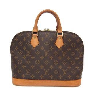 Louis Vuitton Alma Monogram Canvas Brown Canvas Handbag (Pre-Owned)