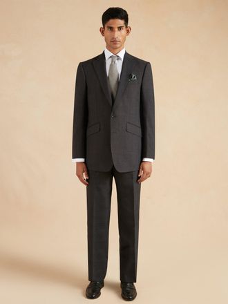 Oliver Brown Eaton Glen Check Suit - Dark Grey