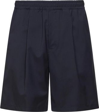 D4.0 Shorts - Heren - Korte Broeken - Blauw - S - Wol - Korte Broeken