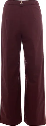 Patrizia Pepe Womens Trousers Wood Brown