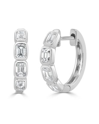 Sabrina Designs 14K 0.83 Ct. Tw. Diamond Huggie Earrings