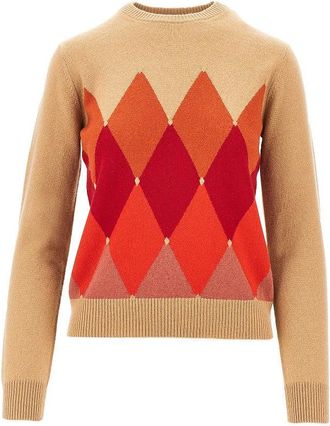 Ballantyne Cashmere lozenge sweater Woman 40