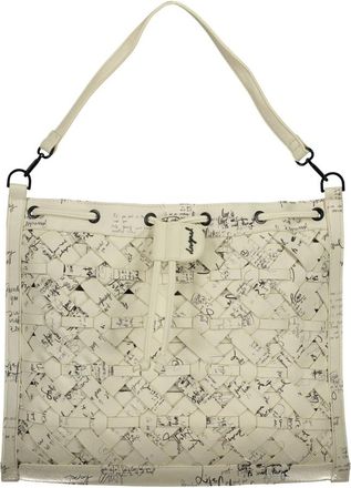 Desigual Rugzak Litio Harlan - Dames - Schoudertassen - Wit - ONE Size - Polyester - Tassen