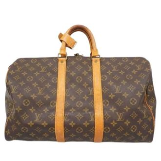 Louis Vuitton Pre-owned Weekend Bags, unisex, Brown, Size: ONE SIZE Pre-owned Boston Bag