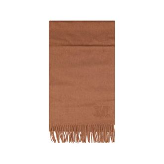Max Mara Winter Scarves, female, Brown, Size: ONE SIZE Wsdalia Scarf