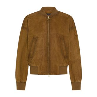 Peuterey Ruti Suede Bomberjack - Dames - Jassen - Bruin - Maat: XS Su&egrave;de