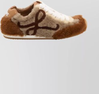 Loewe shearling low-top sneakers