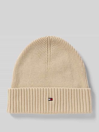 Tommy Hilfiger Mütze aus Baumwoll-Kaschmir-Mix in Beige, Größe 1