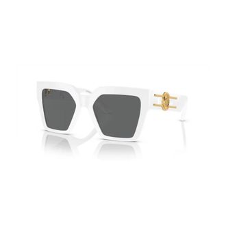 Versace Sunglasses, female, White, 54 MM, Bold Square Sunglasses