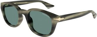 Montblanc Mb 0435S 005 Brillen - Heren - Zonnebrillen - Veelkleurig - 51 MM - Accessoires