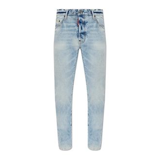 Dsquared2 Slim-fit Jeans, male, Blue, Size: 3XL Teddy Jeans