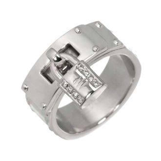Herm&egrave;s White Gold (18K) Band Ring (Pre-Owned)