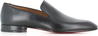 Christian Louboutin Dandelion Flat - Heren - Loafers - Zwart - 45 EU - Leer - Schoenen