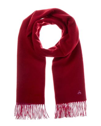 Brooks Brothers Double-Face Reversible Wool & Cashmere-Blend Scarf