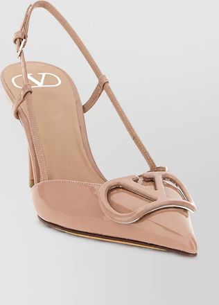 Valentino Garavani leather slingback mules