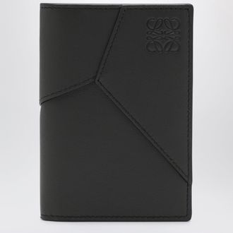 Loewe Dark grey leather Puzzle bi-fold cardholder