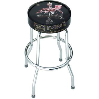 Iron Maiden Seventh Son Bar Stool in Black