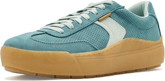 Dr. Scholls Time Win Lace-Up Shoes Womens Shoes Teal Dreams Blue Green : 8.5 M, Suede