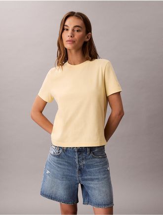 Calvin Klein Jeans Calvin Klein Womens Archive Logo T-Shirt - Yellow - M