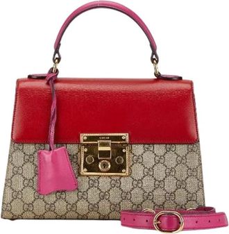 Gucci Pre-owned Handbags, female, Multicolor, Size: ONE SIZE Pre-owned GG Supreme 2way bag
