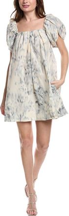 Rebecca Taylor Whisper Rose Tulip Mini Dress