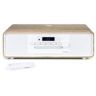 Thomson Microcha&icirc;ne Bluetooth - THOMSON - Blanche et Noire - Radio FM/CD/MP3/USB, 60W, &Eacute;galiseur